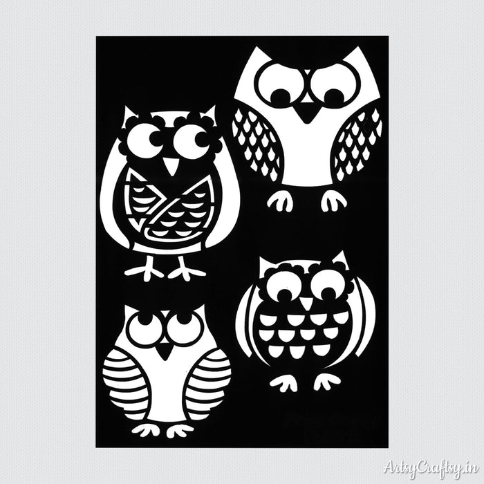 Owl Decor Stencil