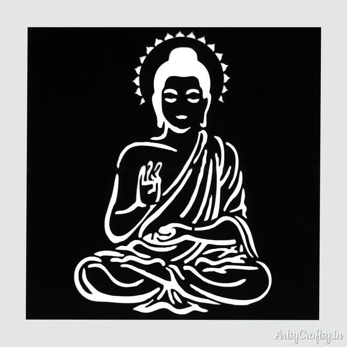 Lord Buddha Stencil