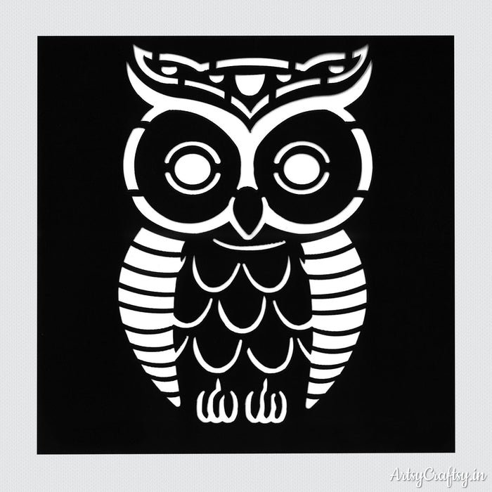 Owl Decor Stencil