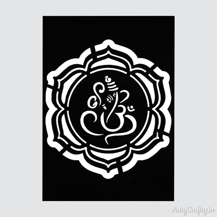 Lord Ganesha Stencil