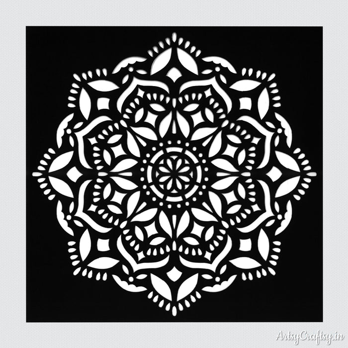 Mandala Design Stencil