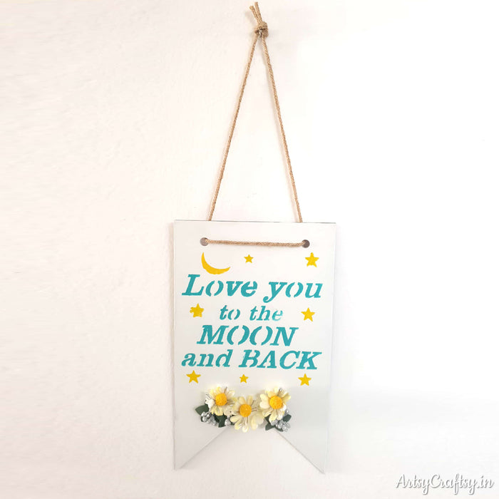 Love You to The Moon and Back Wall Decor