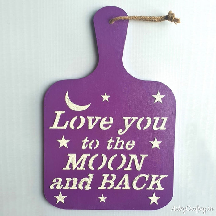 Love You to The Moon and Back Wall Decor