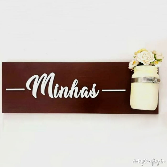 Handcrafted Nameplate
