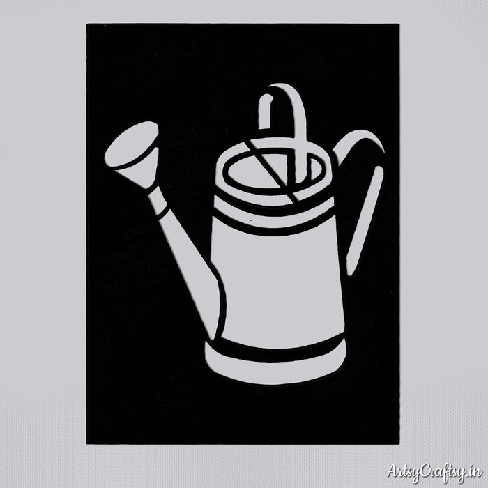 Watering Can stencil