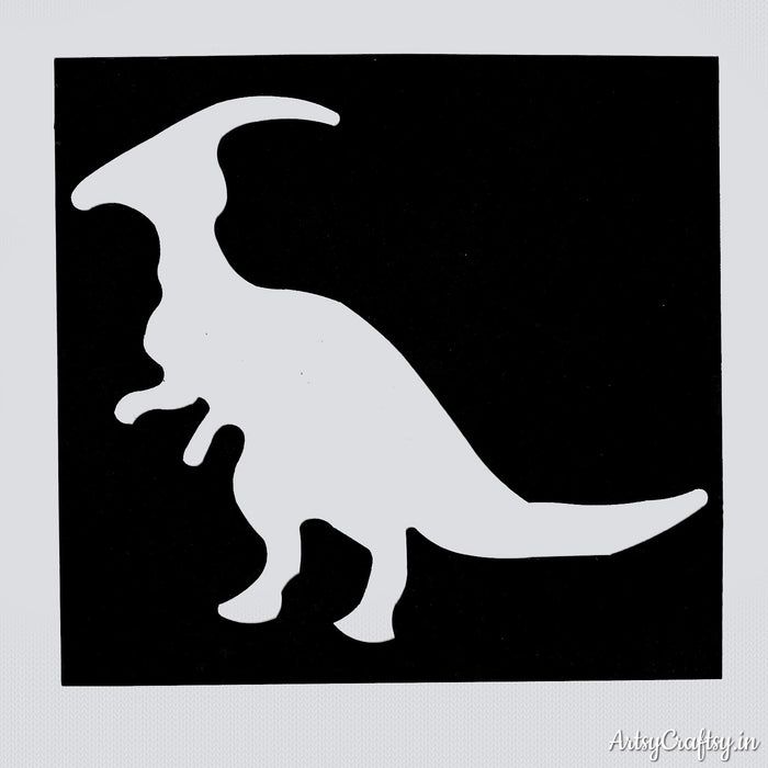 Dinosaur Stencil Artsy Craftsy