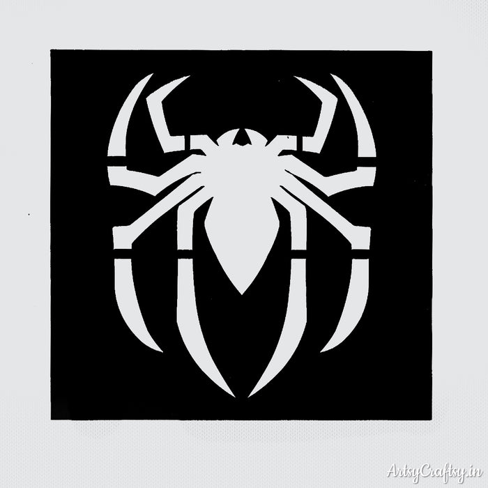 Spider man stencil