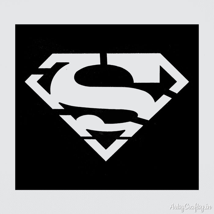 Superman Stencil