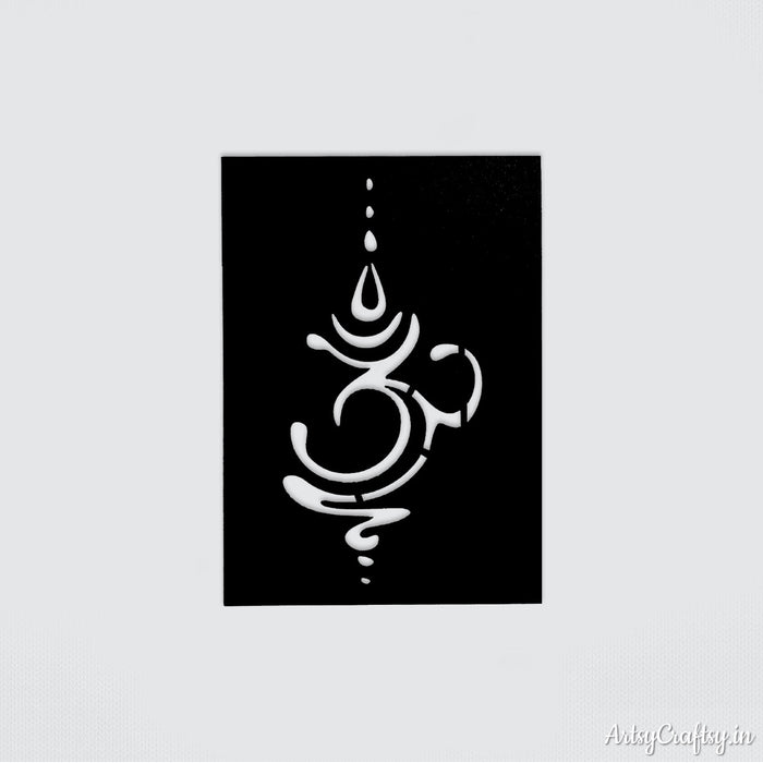 Om Sanskrit Stencil | Stencils | Artsy Craftsy