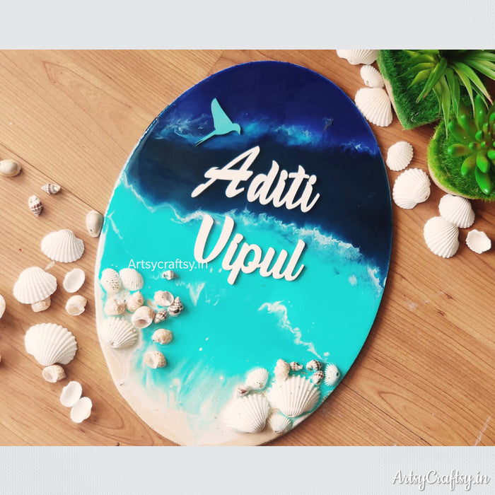 Handcrafted Resin Nameplate | Nameplates | Artsy Craftsy