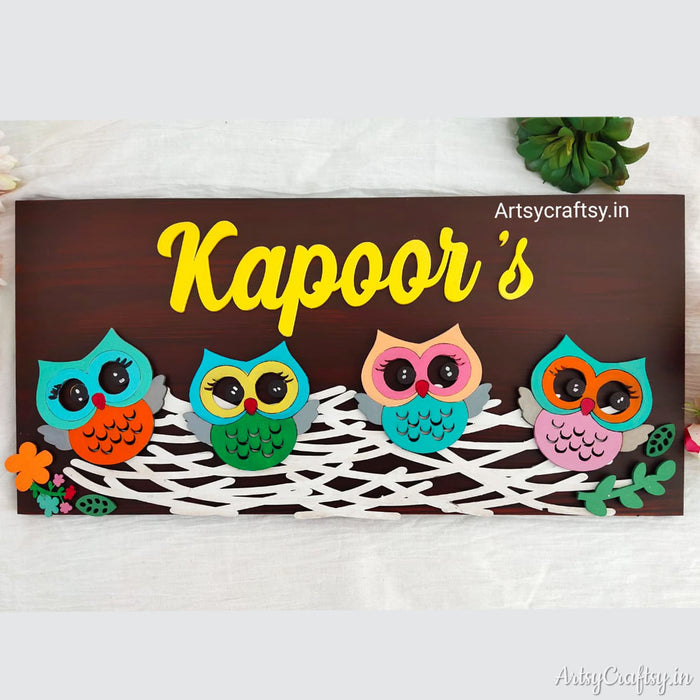 Handcrafted nameplate | Nameplate | Artsy Craftsy