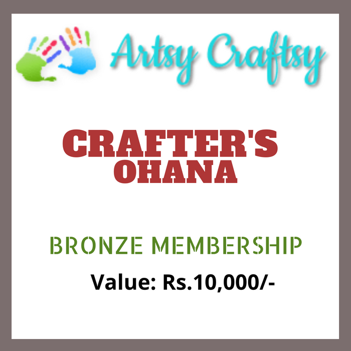 Crafters Ohana Bronze Membership